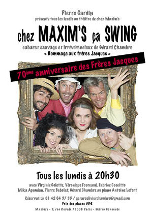 image - flyer Chez Maxim's a Swing...