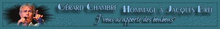 logo Grard Chambre Hommage  Jacques Brel