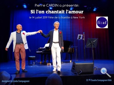 Grard Chambre et Eric Breton au concert: Si l'on chantait l'amour Bastille Day New York