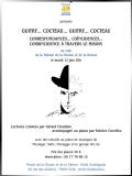 l'affiche Lectures Cocteau Guitry